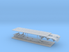 1/87th Super B set of flatbed trailers 3d printed 