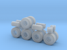 1/87th Heavy 52" Oilfield or Off Road tires, set 2 3d printed 