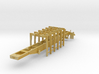 1/87th Pitts 6 bunk straight deck log trailer 3d printed 