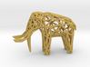 Elephant Wireframe 50mm 3d printed 