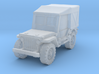Jeep Willys closed 1/56 3d printed 