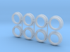 8 Portholes (1" or 26mm outside diameter) 3d printed 