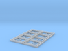 HO Scale set of 8 CPR No.4 standard windows 3d printed 