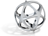 0302 Star Ball (Icosohedron with Stars) 3.0cm #001 3d printed 
