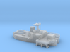 1/600 HMS Ajax Aft Superstructure 3d printed 