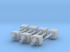 1/700 RN WW1/WW2 BL 6 Inch MKXII Guns (7) 3d printed 