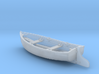 1/96 Scale Allied 10ft Dinghy with Rudder 3d printed 