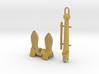 1/96 Royal Navy Byers Stockless Anchor 100cwt 3d printed 