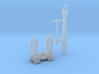 1/96 Royal Navy Byers Stockless Anchor 75cwt 3d printed 