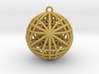 Tantric Star of Awesomeness Pendant 2"  3d printed 