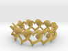 12 Hearts Chain Bracelet 3d printed 