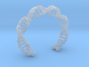 Hex DNA Bracelet BW - 8cm 3d printed 