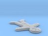 3125 Scale North Polar Gingerbread Attack Cruiser  3d printed 