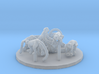 Squirrel Monkey set 1:45 eight different pieces 3d printed 