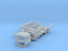 Volvo F10 6x2 Flatbed with tarpaulin (N 1:148) 3d printed 