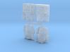 R63 Fembot Faces 4-Pack #1 3d printed 