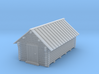 1/100 small wooden barn 3d printed 