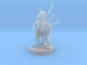 Kobold Bard with Bagpipes 3d printed 