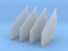1:72 S-IC Fairing Fins Panel Lines 3d printed 