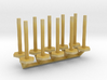 Tube Stanchion Barricade 1-87 HO Scale 3d printed 