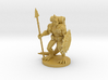 Lizardfolk Fighter with Shield and Spear 3d printed 