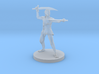 Female Elven Two Scimitar Jungle Fighter 3d printed 