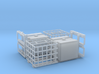 IBC Water Tank 1100 2 Pack Parted 1-87 HO Scale 3d printed 