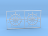 1:96 HMS Victory Ships Wheel 3d printed 