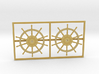 1:90 HMS Victory Ships Wheel 3d printed 