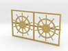 1:72 HMS Victory Ships Wheel 3d printed 