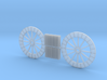 HO Scale Water Wheel kit 3d printed 