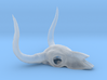 O Scale Cow Skull 3d printed 