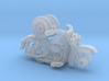 1/87 Scale Classic Soft Tail Motorcycle 3d printed 