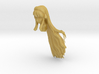 1/24 Lady Head with Long Hair 3d printed 