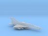1:100 Scale MiG-21bis Fishbed (Loaded, Gear Up) 3d printed 