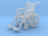 Wheelchair 01. HO Scale (1:87) 3d printed 