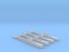 4 pack Spica class WW2 torpedo boat 1:2400 3d printed 