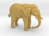 Plastic African Elephant v1 1:64-S 25mm 3d printed 