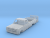 1/64 1980's Chevy K20 / K30 pickup truck body with 3d printed 