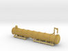 Tie Oil Saturating Wagon Tank & Rack - N Scale 3d printed 
