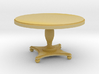 1:48 Round Colonial Dining Table 3d printed 