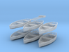 O scale Rowboat Set 6 ea 12 Paddles 3d printed 