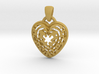 ButterFly Heart Pendant 3d printed 
