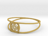 Elegant Bangle - Eight Petal Floating 3d printed 