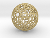 Islamic star ball with 9- and 10-pointed stars 3d printed 