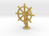 1:144 Scale Ship's Wheel 3d printed 