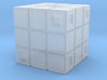 Rubik's Cube Inspired Die 3d printed 