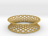 Hyperboloid Doubly-Ruled Structure Bracelet 3d printed 