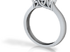 Ccw41 12 Claw Diamond Ring 3d printed 
