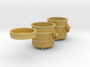 Z-scale 250t Teeming Ladle set, empty and loaded 3d printed 